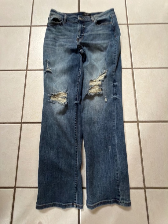 Judy Blue Denim - $75 Judy Blue (Los Angeles) Dad distressed jeans size 13/31